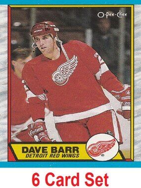 Dave Barr Hockey Card Collection